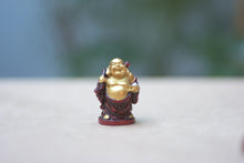 Load image into Gallery viewer, Red and Gold Resin Buddha Statue
