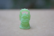 Load image into Gallery viewer, Green Frosted Buddha Statue
