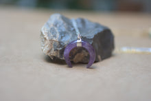 Load image into Gallery viewer, Crescent Moon Crystal Necklaces
