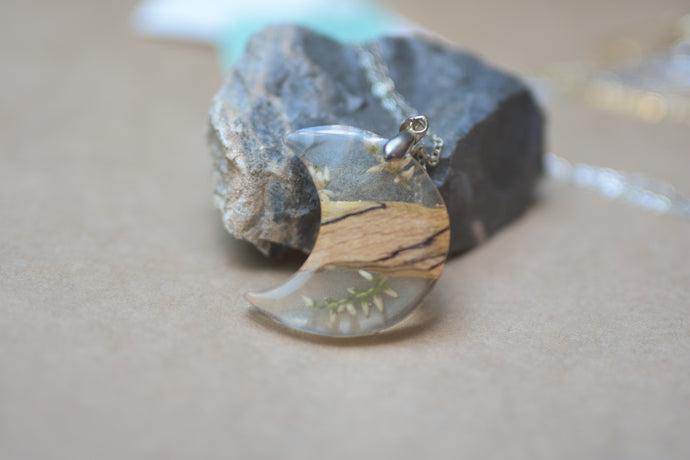 Nature In Resin Necklaces