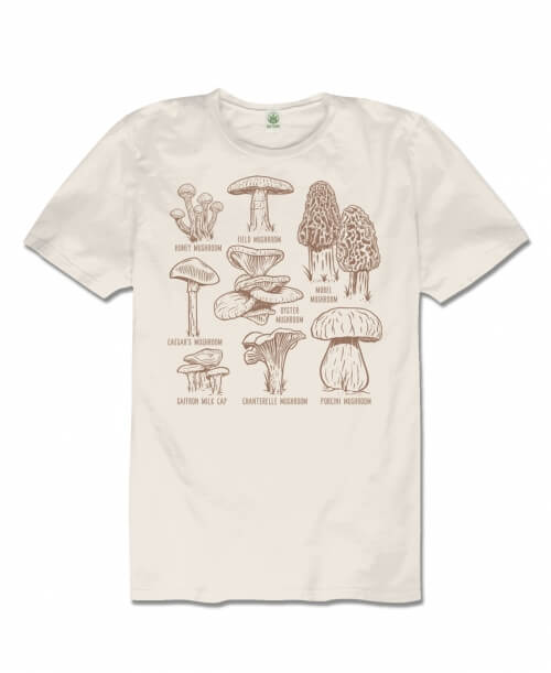 Mushroom Botanical Organic T-Shirt