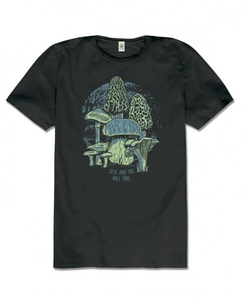 Mushroom Forager Organic T-Shirt