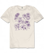Load image into Gallery viewer, Flower Botanical Organic T-Shirt
