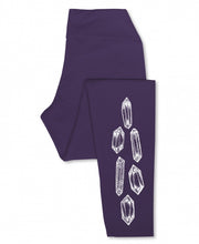 Load image into Gallery viewer, Amethyst Crystal Organic Leggings and Tank Top
