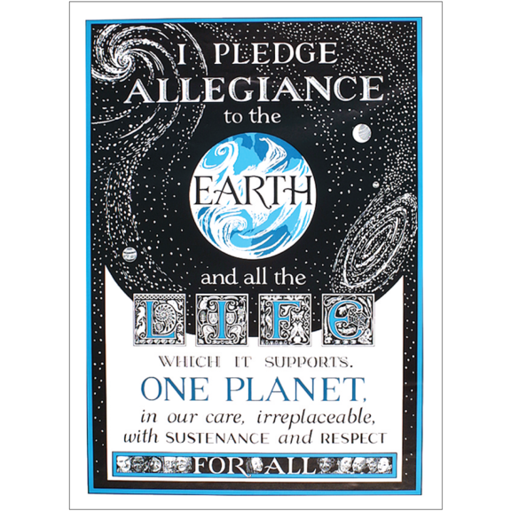 Earth Pledge Poster